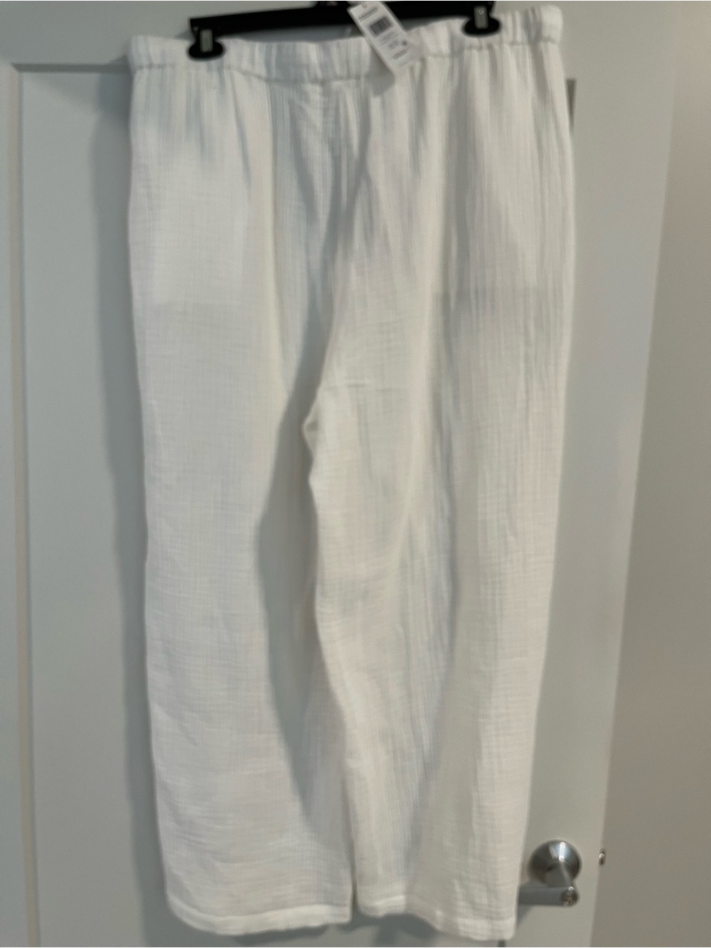 Eileen Fisher Organic Cotton Lofty Gauze Straight Pant-NWT-size 1X - Picture 6 of 8